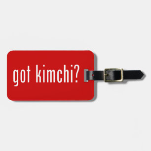 Étiquette À Bagage Kimchi ?