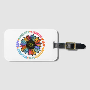 Étiquette À Bagage Kindness Peace Equality Love Hope Diversity Human