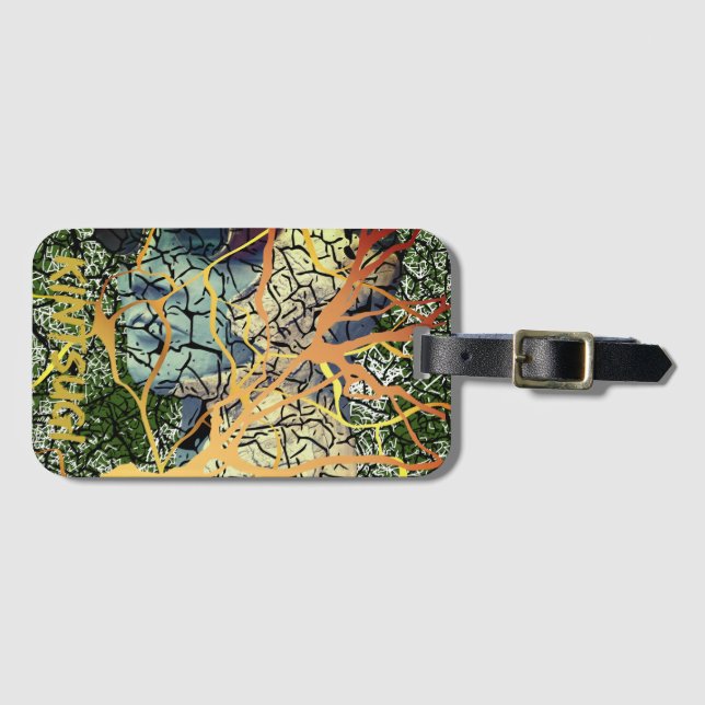 Étiquette À Bagage Kintsugi (Devant Horizontal)