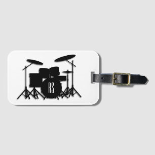 Étiquette À Bagage Kit de batterie à monogramme