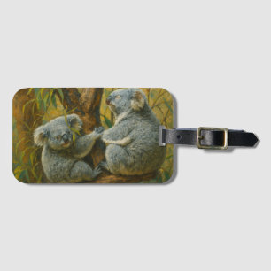 Étiquette À Bagage Koala Companions - Paire réaliste de faune
