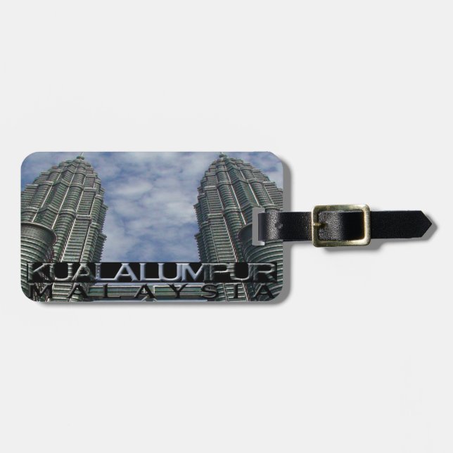 Étiquette À Bagage Kuala Lumpur (Devant horizontal)