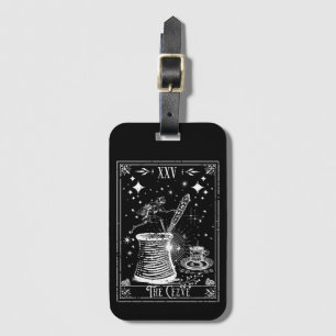 Étiquette À Bagage La carte de tarot du café turc Cezve