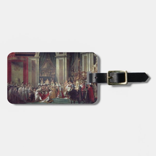 Étiquette À Bagage La consécration du napoléon d'empereur (Devant horizontal)