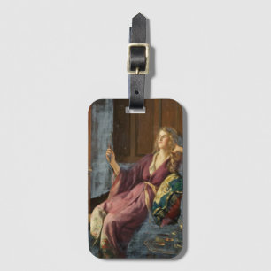 Étiquette À Bagage La Coquette Tentatrice (par John Collier)