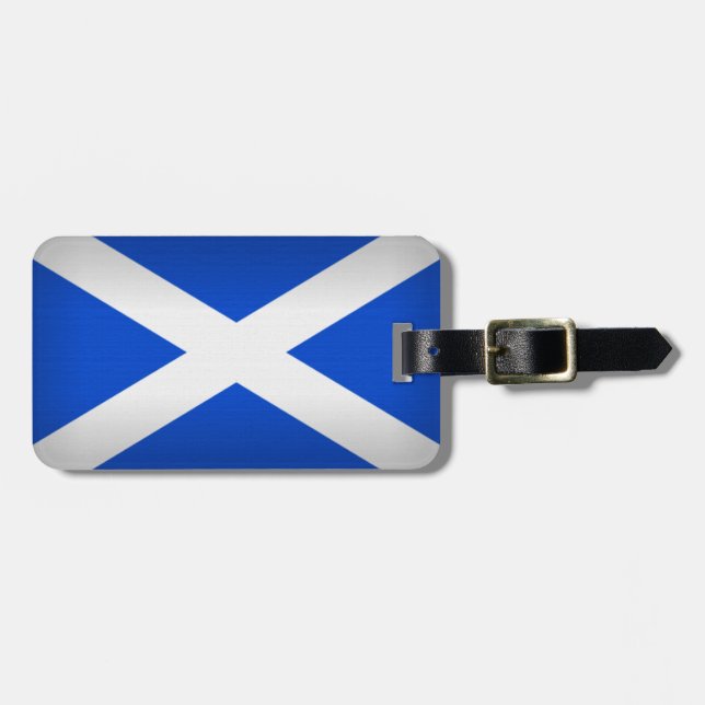 Étiquette À Bagage La croix de St Andrew (Devant horizontal)