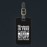 Étiquette À Bagage La Gentillesse Inspirationnelle Est Gratuite Parto<br><div class="desc">La gentillesse est libre. Saupoudrer ce truc partout. Conception de citation inspirante et motivante avec des paroles positives et le slogan de vie. Marchandises de typographie vintage cool avec message stimulant et stimulant pour stimuler votre esprit. Diffuser de bonnes ondes, garder une attitude positive et inspirer les autres à être...</div>