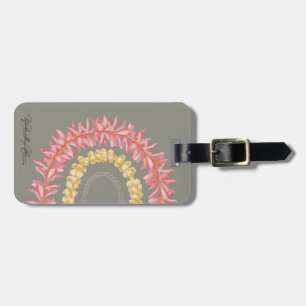 Étiquette À Bagage Lā Lei personnalisé par Wander With Aloha