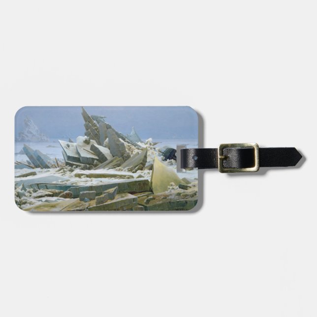 Étiquette À Bagage La mer polaire, 1824 (Devant horizontal)