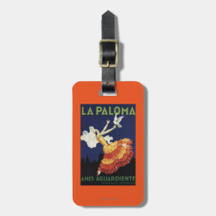 Étiquette À Bagage La Paloma - Anis Aguardiente promotionnel
