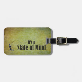 Étiquette À Bagage La pêche de mouche | c'est un état d'esprit