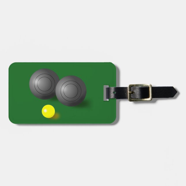 Étiquette À Bagage La pelouse roule, les cuvettes courtes de tapis, (Devant horizontal)