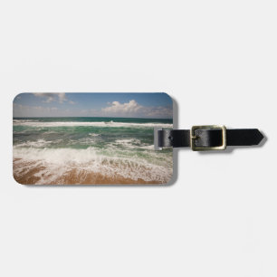 Étiquette À Bagage La Plage Et Le Paysage