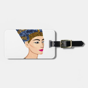 Étiquette À Bagage la reine égyptienne nefertiti