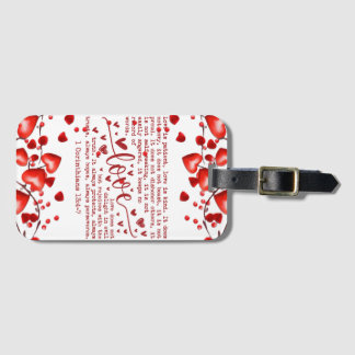 Étiquette À Bagage la Saint-Valentin