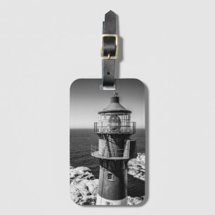 Étiquette À Bagage La salle de lanterne d'un phare Bømlo Norvège