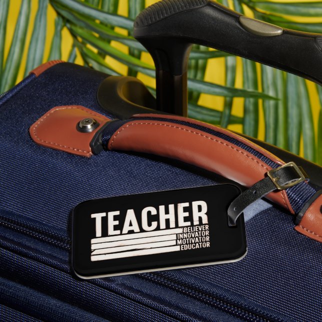 Étiquette À Bagage La vie d'enseignant rentrée scolaire  (Insitu Rectoal 3)