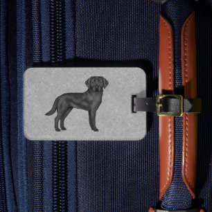 Étiquette À Bagage Labrador Retriever noir Chien de laboratoire de de