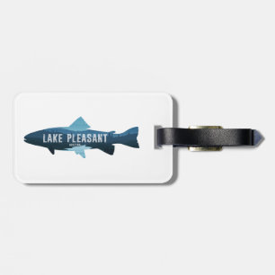 Étiquette À Bagage Lac Agréable Arizona Fish