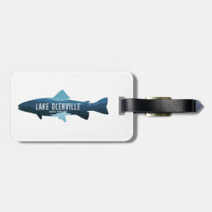 Étiquette À Bagage Lac Glenville Caroline du Nord Poisson
