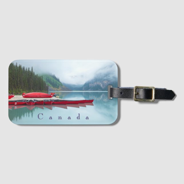 Étiquette À Bagage Lac Louise Canada (Devant Horizontal)