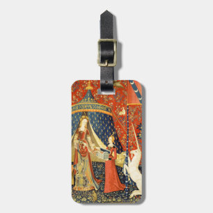 Étiquette À Bagage Lady et l'art de la Tapisserie médiévale Unicorn