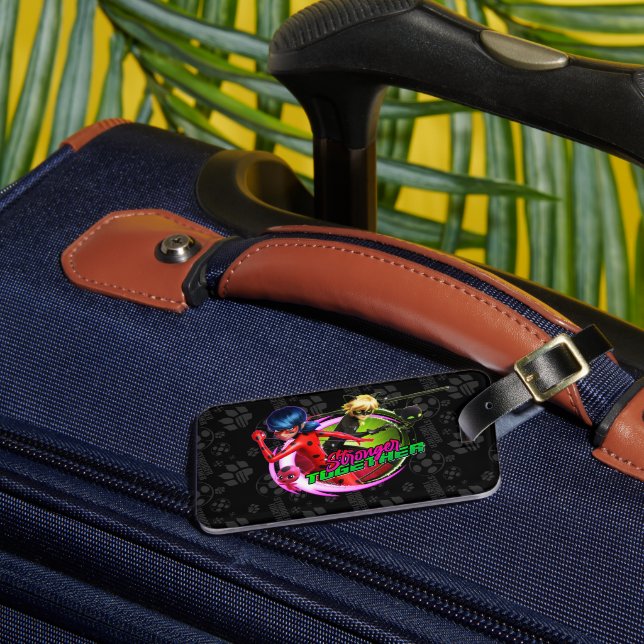 Étiquette À Bagage Ladybug & Cat Noir | Ensemble plus fort (Insitu Rectoal 3)