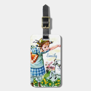 Étiquette À Bagage L'agneau de Mary