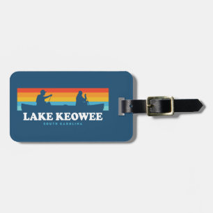 Étiquette À Bagage Lake Keowee South Carolina Canoë