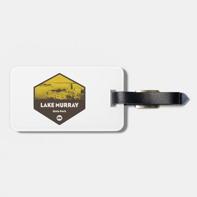 Étiquette À Bagage Lake Murray State Park Oklahoma (Dos horizontal)