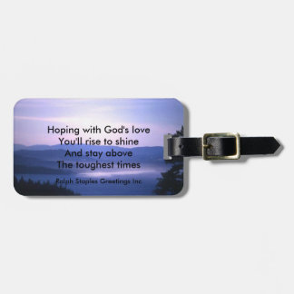 Étiquette À Bagage L'amour de Dieu