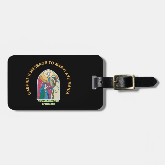 Étiquette À Bagage L'Annonciation du Seigneur (Devant horizontal)