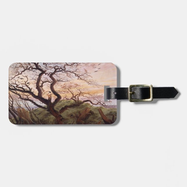 Étiquette À Bagage L'arbre des corneilles, 1822 (Devant horizontal)