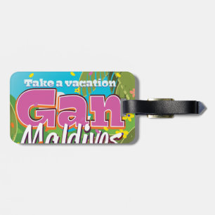 Étiquette À Bagage L'art vintage de l'affiche de voyage de l'île de G