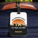 Étiquette À Bagage Las Vegas Strip Sunset vacances sur mesure<br><div class="desc">Un service de massage en chambre est proposé sur demande. Un service de réveil par téléphone est disponible sur demande. Jouez du lever au coucher du soleil dans cette ville et rappelez-vous avec ce souvenir souvenir.</div>