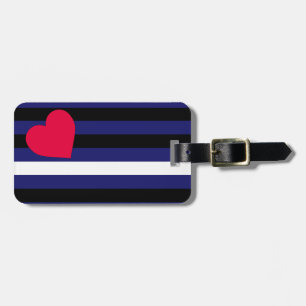 Étiquette À Bagage Latex en cuir et drapeau de fierté de BDSM