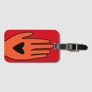 Étiquette À Bagage Le cessez-le-feu maintenant main la conception gra