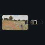 Étiquette À Bagage Le champ de pavot de Monet<br><div class="desc">Chef-d'oeuvre Claude Monet : Champ de pavot</div>