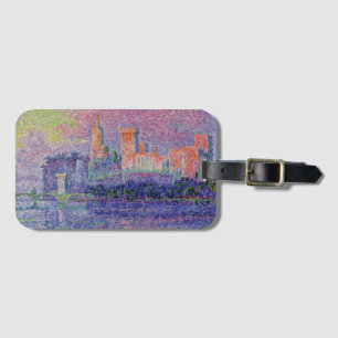 Étiquette À Bagage Le Château des Papes de Signac