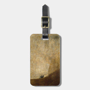 Étiquette À Bagage Le chien (Peintures noires) par Francisco Goya 182