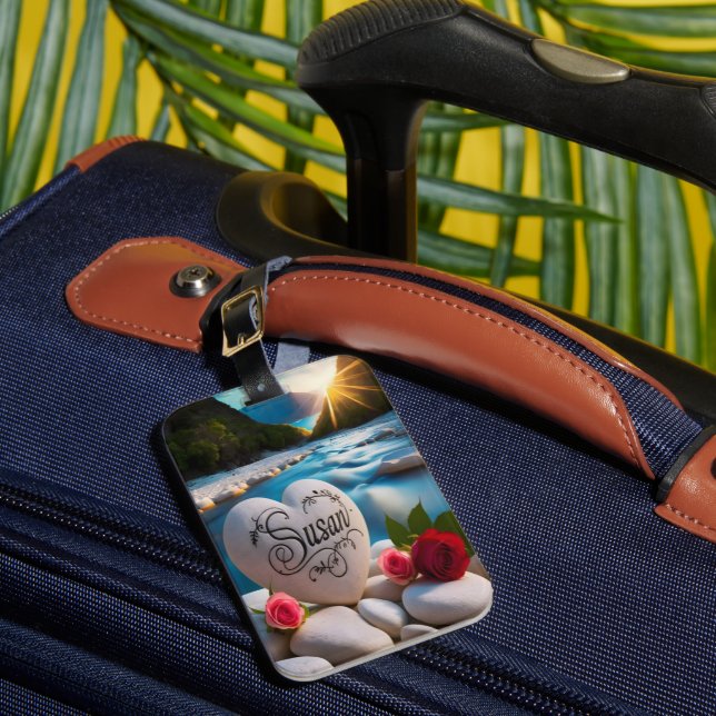 Étiquette À Bagage Le coeur de Susan sur la rivière (Insitu Rectoal 1)