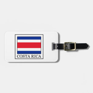 Étiquette À Bagage Le Costa Rica