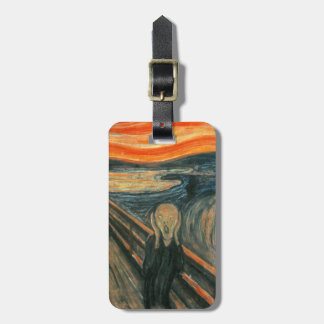 Étiquette À Bagage Le cri d'Edvard Munch