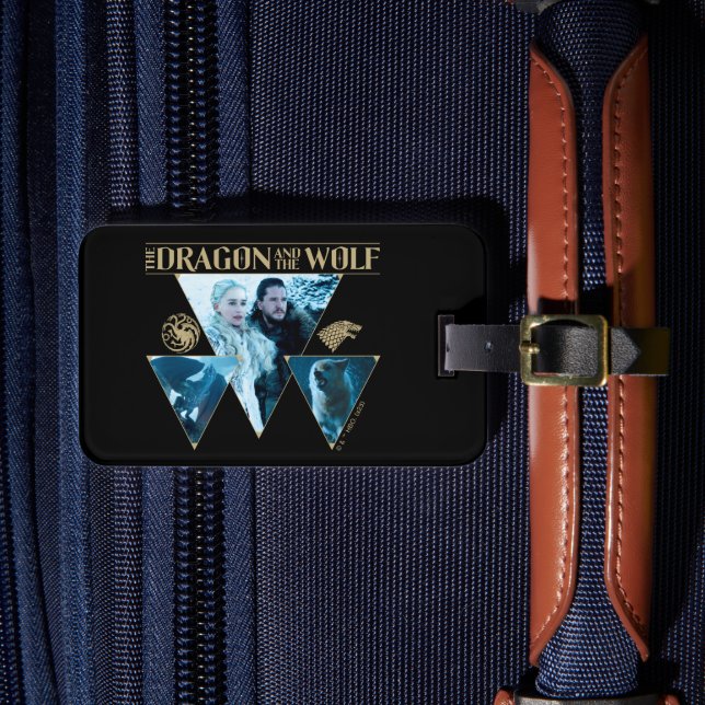 Étiquette À Bagage Le Dragon et le Wolf Daenerys & Jon Graphic (Insitu Rectoal 4)