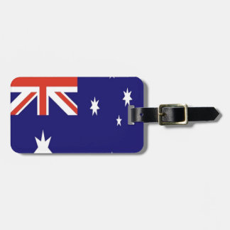 Étiquette À Bagage Le drapeau de l'Australie