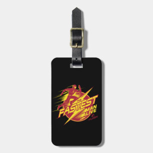 Étiquette À Bagage Le Flash L'Homme Le Plus Rapide Vit