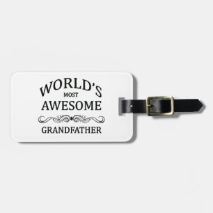 Étiquette À Bagage Le grand-père le plus impressionnant du monde