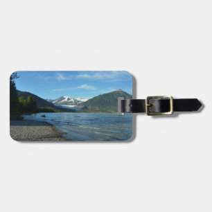 Étiquette À Bagage Le lac Mendenhall dans le paysage de Juneau en Ala