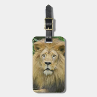 Étiquette À Bagage Le lion