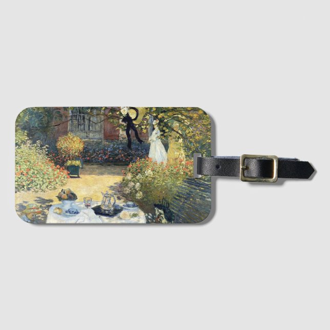 Étiquette À Bagage Le Luncheon Claude Monet (Devant Horizontal)